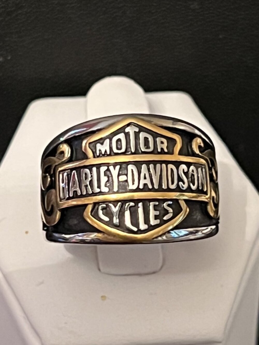 Harley Davidson Motorcycles Bar and Shield Ring Size 9, 10, 13.5 (376)